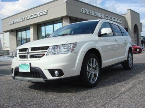 White Dodge Journey R/T.  Click to enlarge.