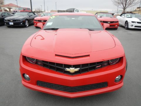 Victory Red Chevrolet Camaro SS/RS Coupe.  Click to enlarge.