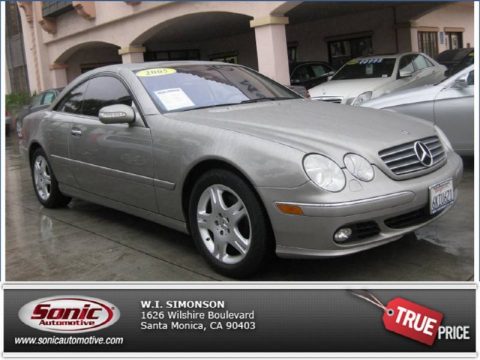 Pewter Metallic Mercedes-Benz CL 500.  Click to enlarge.