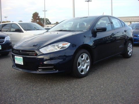 True Blue Pearl Coat Dodge Dart SE.  Click to enlarge.