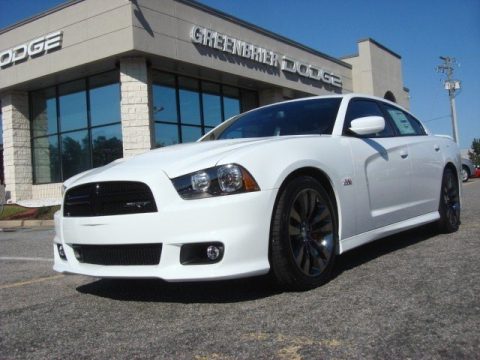 Bright White Dodge Charger SRT8.  Click to enlarge.