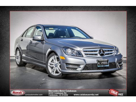 Palladium Silver Metallic Mercedes-Benz C 250 Coupe.  Click to enlarge.