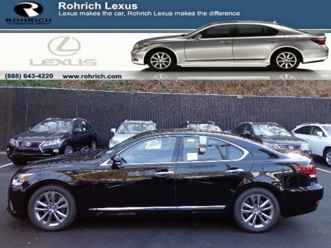 Obsidian Black Lexus LS 460 AWD.  Click to enlarge.