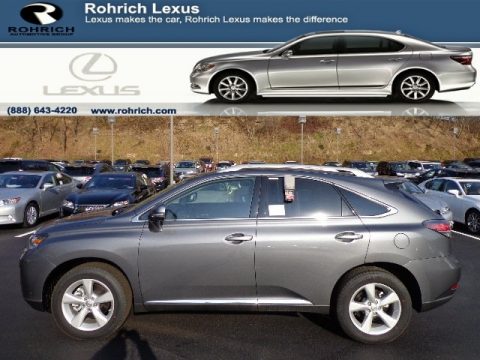 Nebula Gray Pearl Lexus RX 350 AWD.  Click to enlarge.