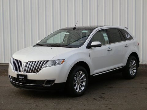 White Platinum Tri-Coat Lincoln MKX AWD.  Click to enlarge.