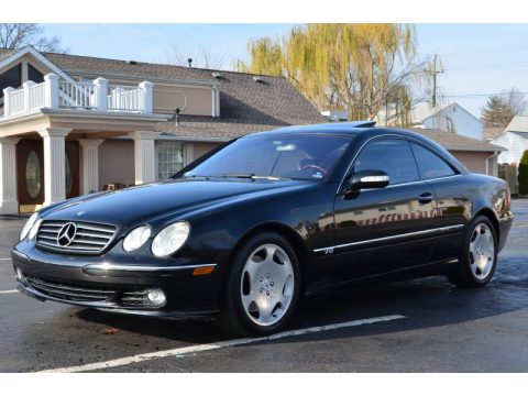 Black Mercedes-Benz CL 600.  Click to enlarge.