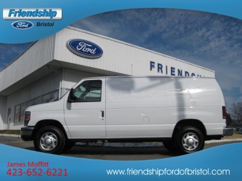 Oxford White Ford E Series Van E250 Cargo.  Click to enlarge.