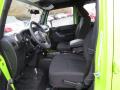  2013 Jeep Wrangler Unlimited Black Interior #7