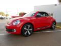 Front 3/4 View of 2013 Volkswagen Beetle Turbo Convertible #3