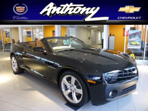 Black Chevrolet Camaro LT/RS Convertible.  Click to enlarge.