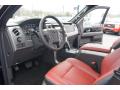  Limited Unique Red Leather Interior Ford F150 #11