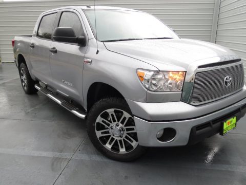 Silver Sky Metallic Toyota Tundra Texas Edition CrewMax.  Click to enlarge.