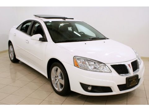 Summit White Pontiac G6 GT Sedan.  Click to enlarge.