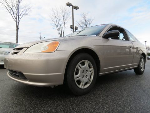 Shoreline Mist Metallic Honda Civic LX Coupe.  Click to enlarge.