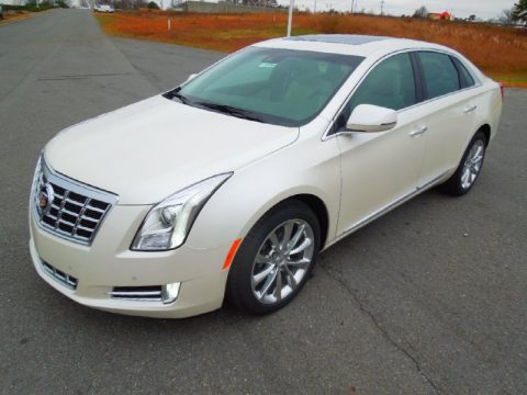 White Diamond Tricoat Cadillac XTS Luxury FWD.  Click to enlarge.