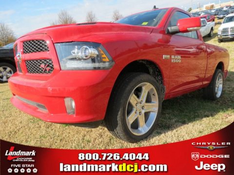 Flame Red Ram 1500 R/T Regular Cab.  Click to enlarge.