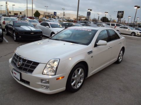 White Diamond Tricoat Cadillac STS V6.  Click to enlarge.