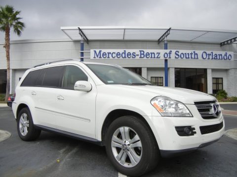 Arctic White Mercedes-Benz GL 450 4Matic.  Click to enlarge.