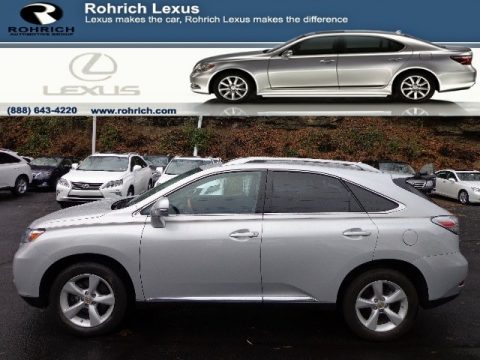 Tungsten Silver Pearl Lexus RX 350 AWD.  Click to enlarge.