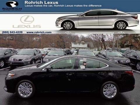 Obsidian Black Lexus ES 350.  Click to enlarge.