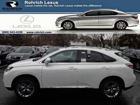 Starfire White Pearl Lexus RX 450h AWD.  Click to enlarge.
