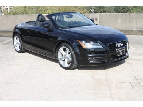 Brilliant Black Audi TT 2.0T quattro Roadster.  Click to enlarge.