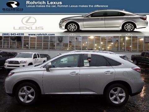 Silver Lining Metallic Lexus RX 350 AWD.  Click to enlarge.