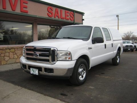 Oxford White Clearcoat Ford F250 Super Duty XLT Crew Cab.  Click to enlarge.