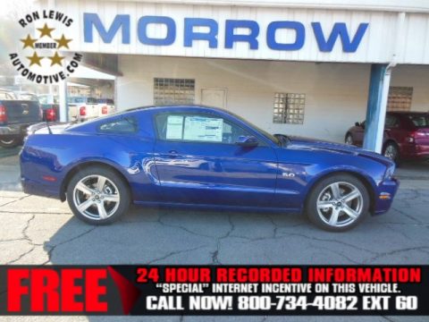 Deep Impact Blue Metallic Ford Mustang GT Premium Coupe. Click to enlarge. Deep Impact Blue Metallic Ford Mustang GT Premium Coupe. Click to enlarge.