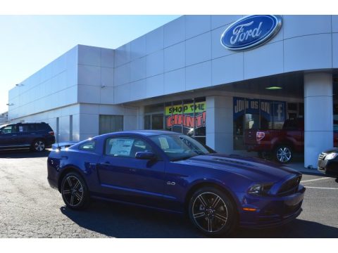 Deep Impact Blue Metallic Ford Mustang GT/CS California Special Coupe.  Click to enlarge.