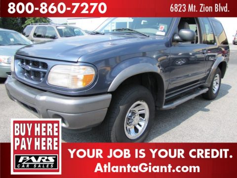 Deep Wedgewood Blue Metallic Ford Explorer Sport.  Click to enlarge.