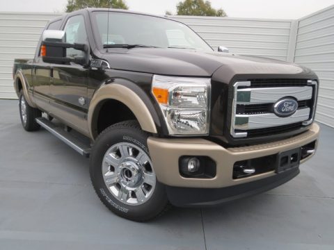 Kodiak Brown Metallic Ford F250 Super Duty King Ranch Crew Cab 4x4.  Click to enlarge.