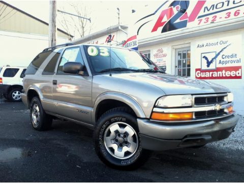 Light Pewter Metallic Chevrolet Blazer LS 4x4.  Click to enlarge.