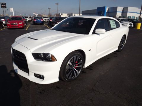 Bright White Dodge Charger SRT8.  Click to enlarge.