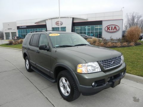 Estate Green Metallic Ford Explorer XLT 4x4.  Click to enlarge.