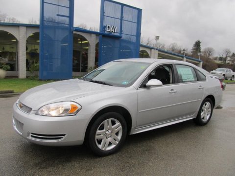 Silver Ice Metallic Chevrolet Impala LT.  Click to enlarge.