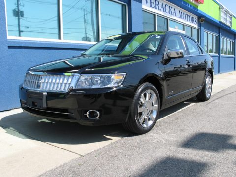 Black Lincoln MKZ Sedan.  Click to enlarge.