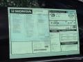  2013 Honda Accord EX Coupe Window Sticker #8