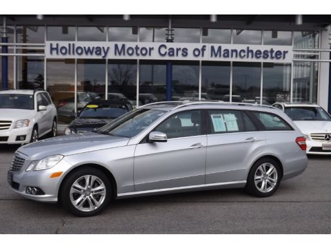 Iridium Silver Metallic Mercedes-Benz E 350 4Matic Wagon.  Click to enlarge.