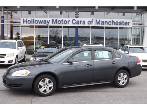 Cyber Gray Metallic Chevrolet Impala LS.  Click to enlarge.