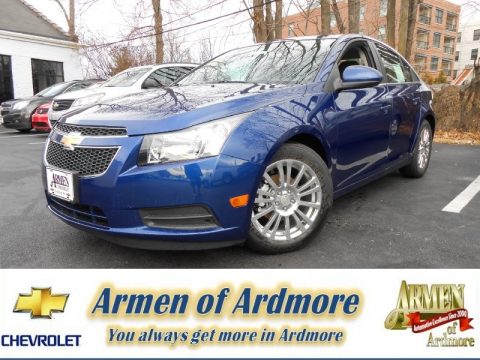 Blue Topaz Metallic Chevrolet Cruze ECO.  Click to enlarge.
