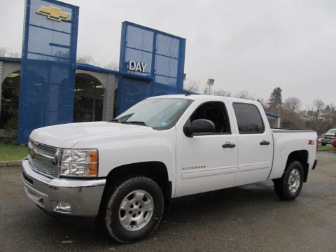 Summit White Chevrolet Silverado 1500 LT Crew Cab 4x4. Click to enlarge. Summit White Chevrolet Silverado 1500 LT Crew Cab 4x4. Click to enlarge.