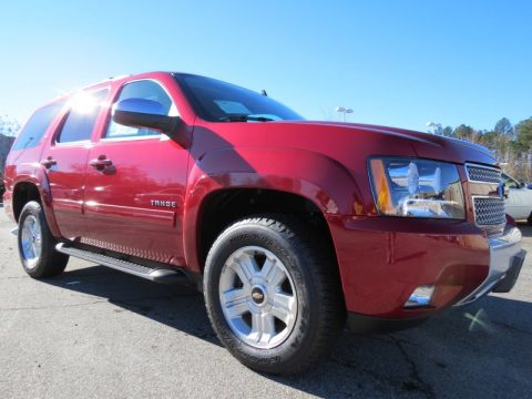 Crystal Red Tintcoat Chevrolet Tahoe LT.  Click to enlarge.