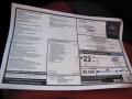  2013 Land Rover Range Rover Evoque Dynamic Coupe Window Sticker #22
