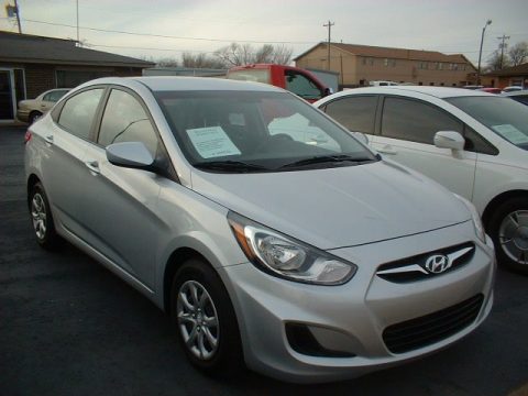 Ironman Silver Hyundai Accent GLS 4 Door.  Click to enlarge.