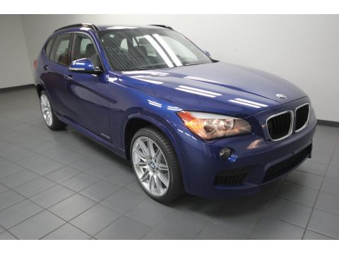 Le Mans Blue Metallic BMW X1 sDrive 28i.  Click to enlarge.