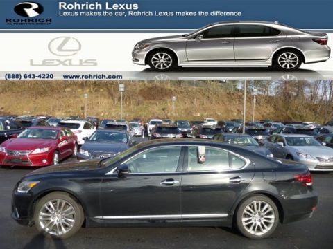 Obsidian Black Lexus LS 460 AWD.  Click to enlarge.