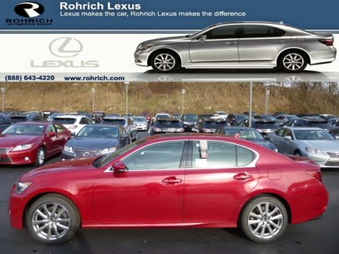 Riviera Red Lexus GS 350 AWD.  Click to enlarge.