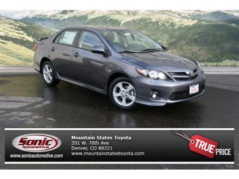 Magnetic Gray Metallic Toyota Corolla S.  Click to enlarge.