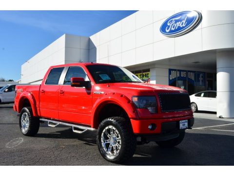 Race Red Ford F150 FX4 SuperCrew 4x4.  Click to enlarge.